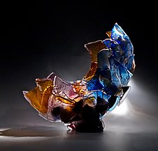 Saddleback by Caleb Nichols (Art Glass Sculpture)