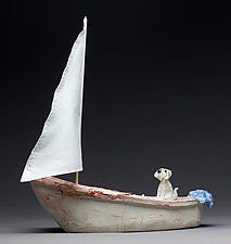 All Aboard II by Byron Williamson (Ceramic Sculpture)