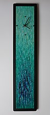 Emerald Sea by Linda Lamore (Metal Clock)