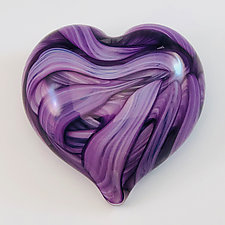 Heart Paperweight by Jacob Pfeifer (Art Glass Paperweight)