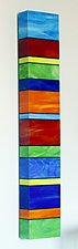 Carnival Totems by Gerald Davidson (Art Glass Wall Sculpture)