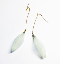 Gold Ovulo Earrings by Michal Lando (Gold & Nylon Earrings)