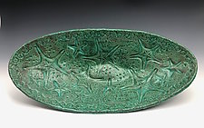 Green Sea Star Bowl by Valerie Seaberg (Ceramic Bowl)
