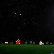 Under The Big Dipper XIX by Sharon France (Acrylic Painting)