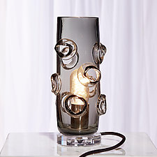 Luna Table Lamp by Rebecca Zhukov (Art Glass Table Lamp)