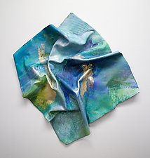 Journey in Blue by Karen Hale (Painted Wall Sculpture)