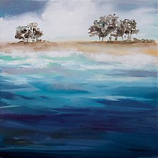View From the Boat by Karen Hale (Acrylic Painting)
