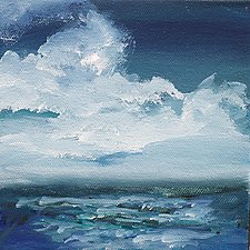 Off Shore II by Karen Hale (Acrylic Painting)