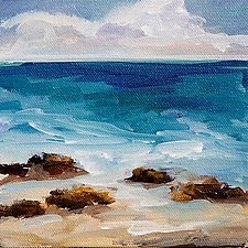 Sea View IV by Karen  Hale (Acrylic Painting)