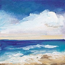 Beach Memories I by Karen Hale (Acrylic Painting)