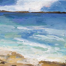 Beach Memories III by Karen Hale (Acrylic Painting)