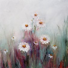 Wildflowers IV by Karen Hale (Acrylic Painting)