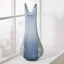 Frit Flava Vase by Mariel Waddell and Alexi Hunter (Art Glass Vase)
