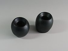Simple Round Candlesticks by Nicole and Harry Hansen (Metal Candleholder)