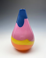 Pink Sunrise Vase by Melissa Misoda (Art Glass Vase)