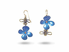 Bloom Earrings by Lisa and Scott Cylinder (Metal Earrings)
