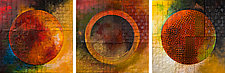 Solar Triptych by David Paul Bacharach (Metal Wall Art)