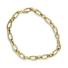 Organic Small Link Bracelet by Rona Fisher (Gold & Silver Bracelet)