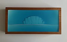 Beyond the Seas by Marceil DeLacy (Wood Wall Sculpture)