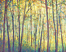 Saccades XII by Ken Elliott (Oil Painting)