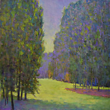 Aglow in Purple by Ken Elliott (Oil Painting)