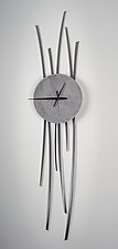 Willow Clock by Ken Girardini and Julie Girardini (Metal Clock)