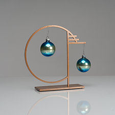 Tribe Ornament Display Stand by Ken Girardini and Julie Girardini (Metal Ornament Display Stand)