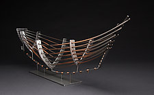 Cable Boat by Ken Girardini and Julie Girardini (MetalMetal Sculpture)