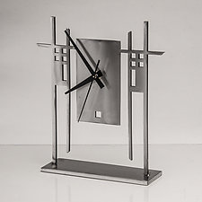 Craftsman Clock by Ken Girardini and Julie Girardini (Metal Clock)
