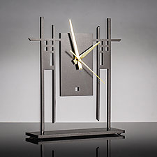 Craftsman Clock by Ken Girardini and Julie Girardini (Metal Clock)