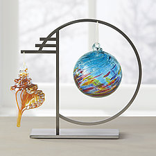 Tribe Ornament Display Stand by Ken Girardini and Julie Girardini (Metal Ornament Display Stand)