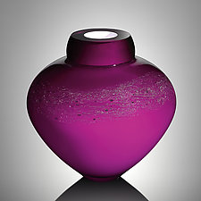 Purple Nebula by Randi Solin (Art Glass Vessel)