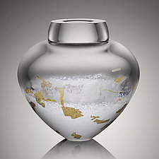 Thaw Emperor Bowl by Randi Solin (Art Glass Vessel)
