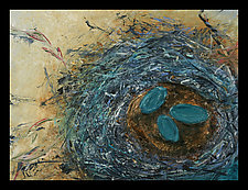 Bird Nest No.4 by Cheryl Williams (Acrylic Painting)