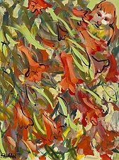 Trumpet Vine Watching by Shannon Bueker (Acrylic Painting)
