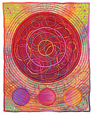 Circles No.45 by Michele Hardy (Fiber Wall Hanging)