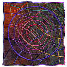 Circles No.46 by Michele Hardy (Fiber Wall Hanging)