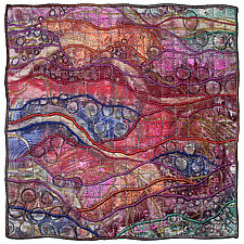 Geoforms: Strata #5 by Michele Hardy (Fiber Wall Hanging)