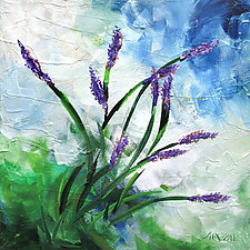 Sparks of Violet by Marsh Scott (Acrylic Painting)