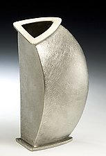 Slice Vase by Lisa Slovis (Metal Vase)