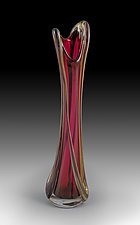Ivy Drape Vase by Chris Mosey (Art Glass Vase)