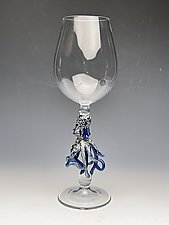 Octopus Goblet by Milon Townsend (Art Glass Drinkware)