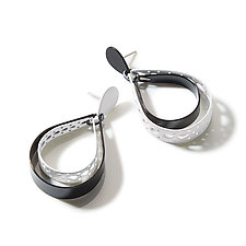 Asymmetrical Pierced Earrings by Ashley Buchanan (Brass Earrings)
