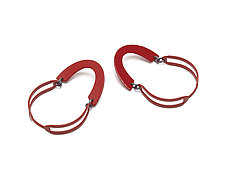 Curved Link Earrings by Ashley Buchanan (Brass Earrings)