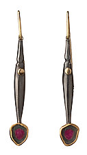 M-Pods Earrings by Alison Antelman (Gold, Silver & Stone Earrings)