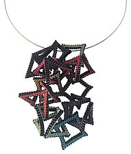 Eighth Order Pendant by Kathy King (Beaded Necklace)