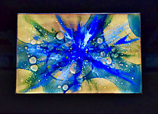 Blue Star by Cynthia Miller (Art Glass Wall Sculpture)