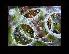 Champagne Solo II by Cynthia Miller (Art Glass Wall Sculpture)