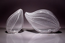 Neroli Series: Hen and Egg by Andrew Iannazzi (Art Glass Sculpture)
