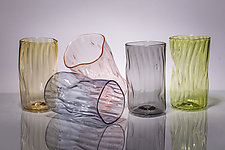 Water Cups by Andrew Iannazzi (Art Glass Drinkware)